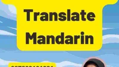 Panduan Jasa Translate Mandarin