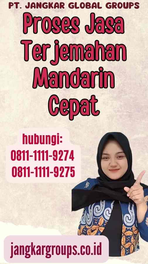 Proses Jasa Terjemahan Mandarin Cepat