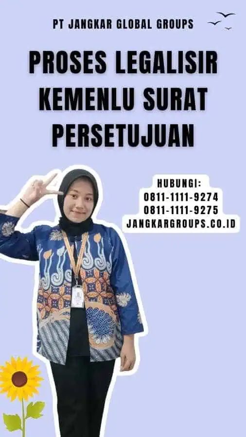 Proses Legalisir Kemenlu Surat Persetujuan