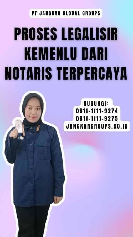 Proses Legalisir Kemenlu dari Notaris