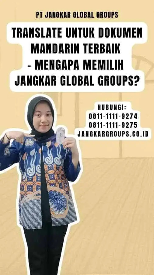 Translate untuk Dokumen Mandarin Terbaik - Mengapa Memilih Jangkar Global Groups