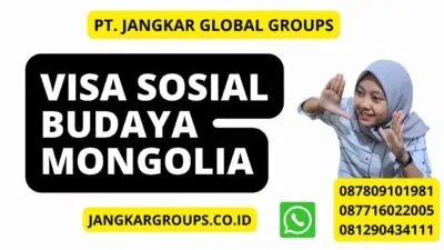 Visa Sosial Budaya Mongolia