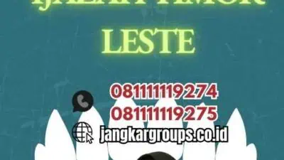 Agen Legalisir Ijazah Timor Leste