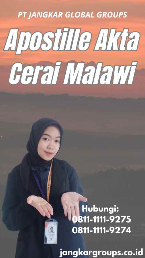 Apostille Akta Cerai Malawi