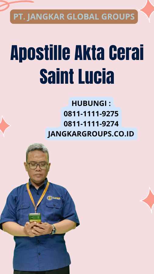 Apostille Akta Cerai Saint Lucia