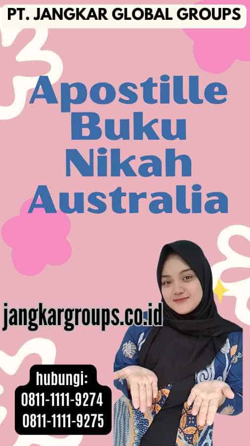 Apostille Buku Nikah Australia