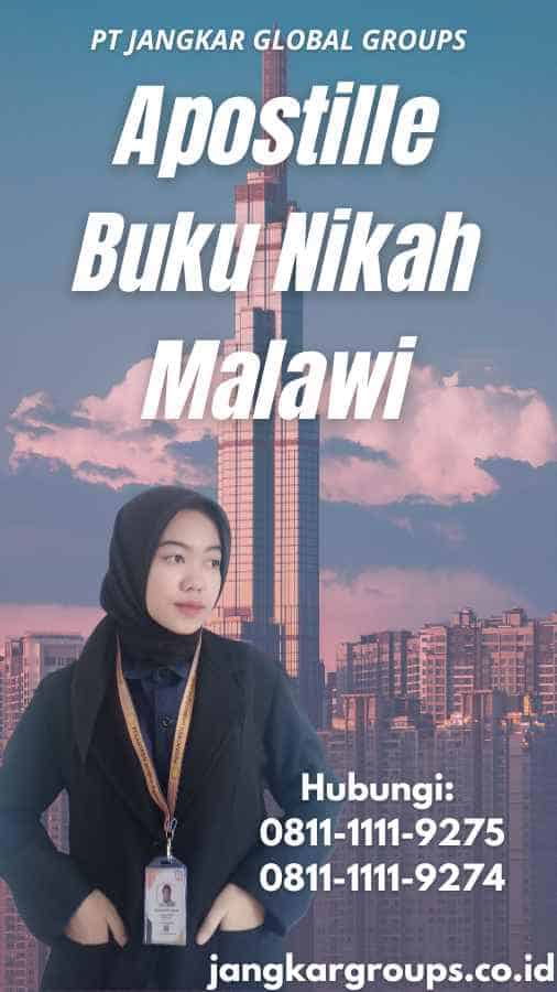 Apostille Buku Nikah Malawi