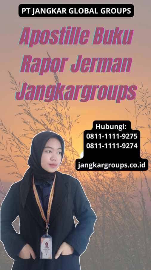 Apostille Buku Rapor Jerman Jangkargroups