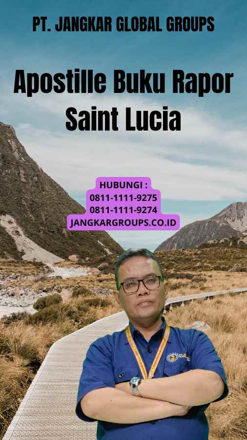Apostille Buku Rapor Saint Lucia