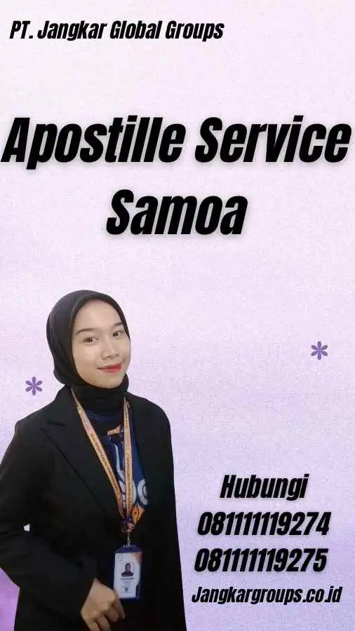 Apostille Service Samoa