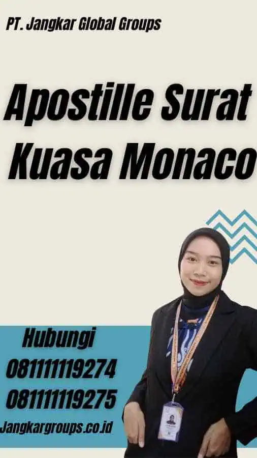 Apostille Surat Kuasa Monaco