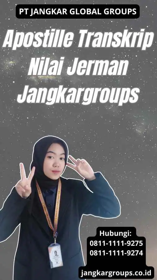 Apostille Transkrip Nilai Jerman Jangkargroups