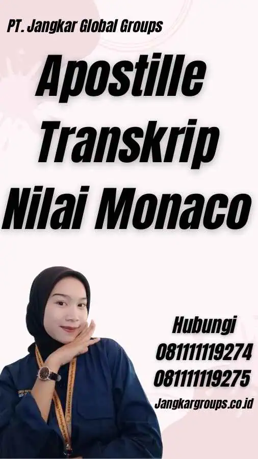 Apostille Transkrip Nilai Monaco