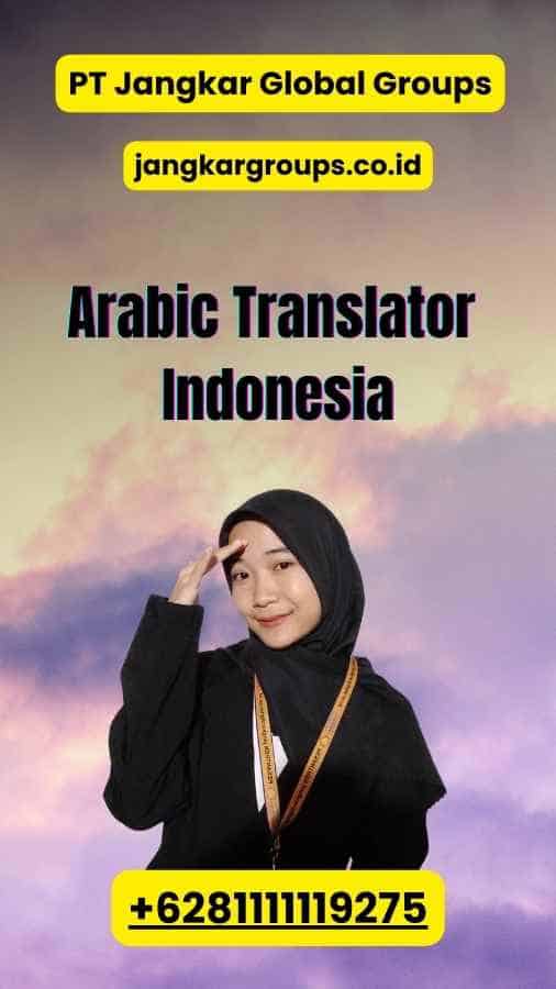 Arabic Translator Indonesia