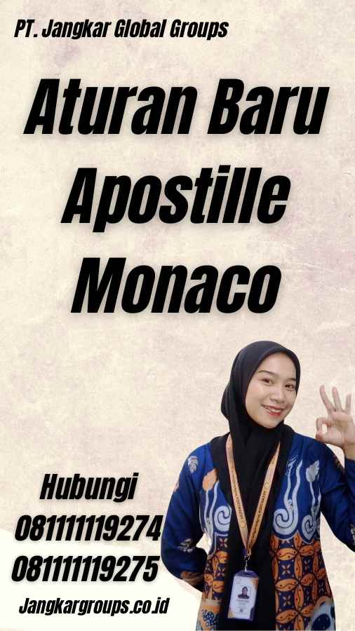 Aturan Baru Apostille Monaco