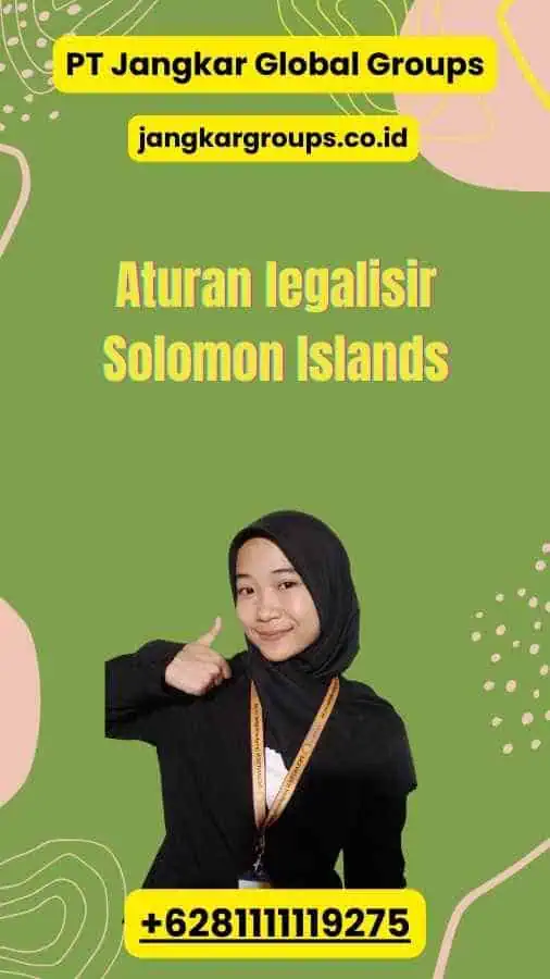 Aturan legalisir Solomon Islands