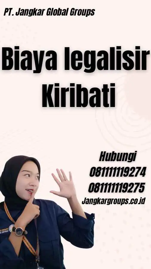 Biaya legalisir Kiribati