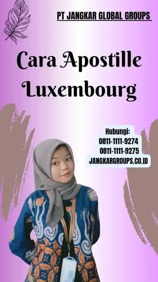 Cara Apostille Luxembourg