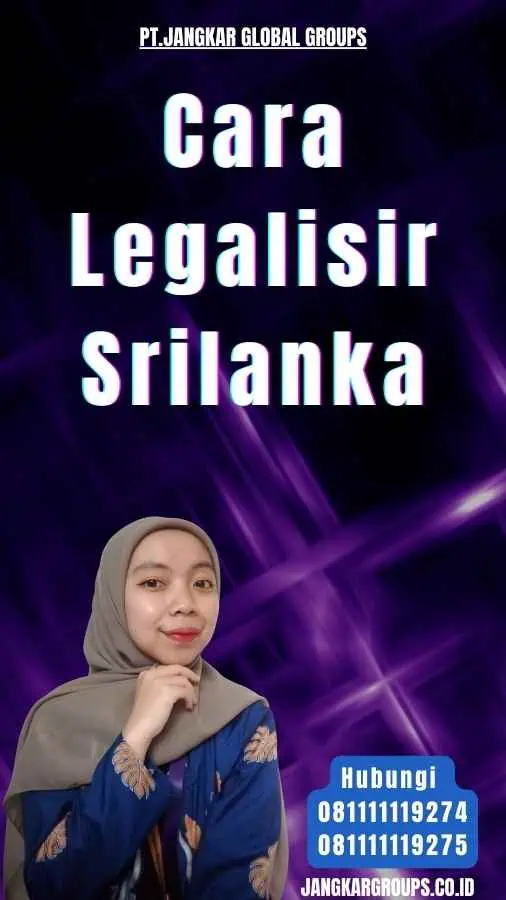 Cara Legalisir Srilanka