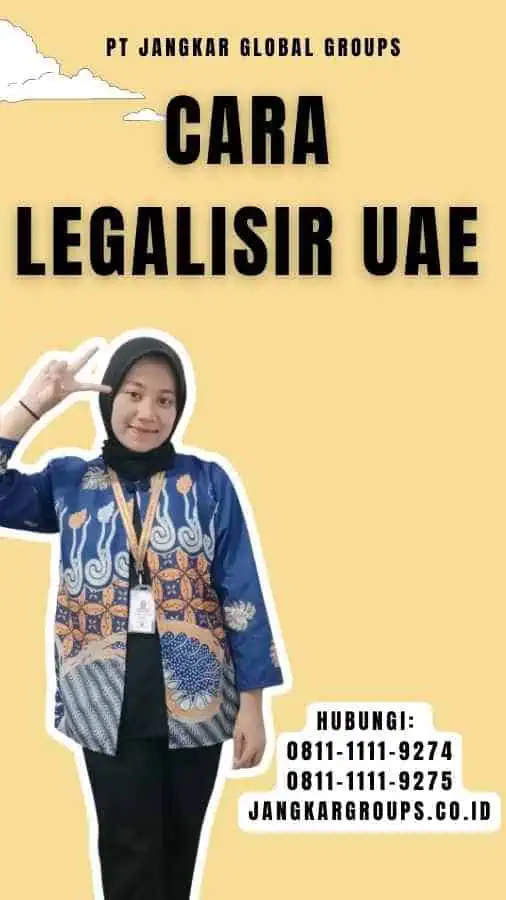 Cara Legalisir UAE