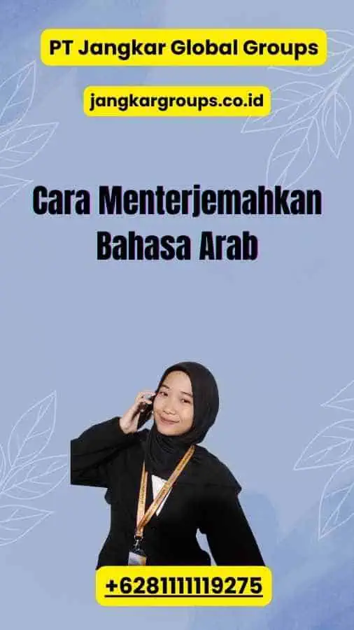 Cara Menterjemahkan Bahasa Arab