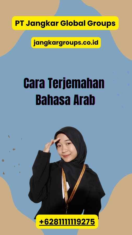 Cara Terjemahan Bahasa Arab