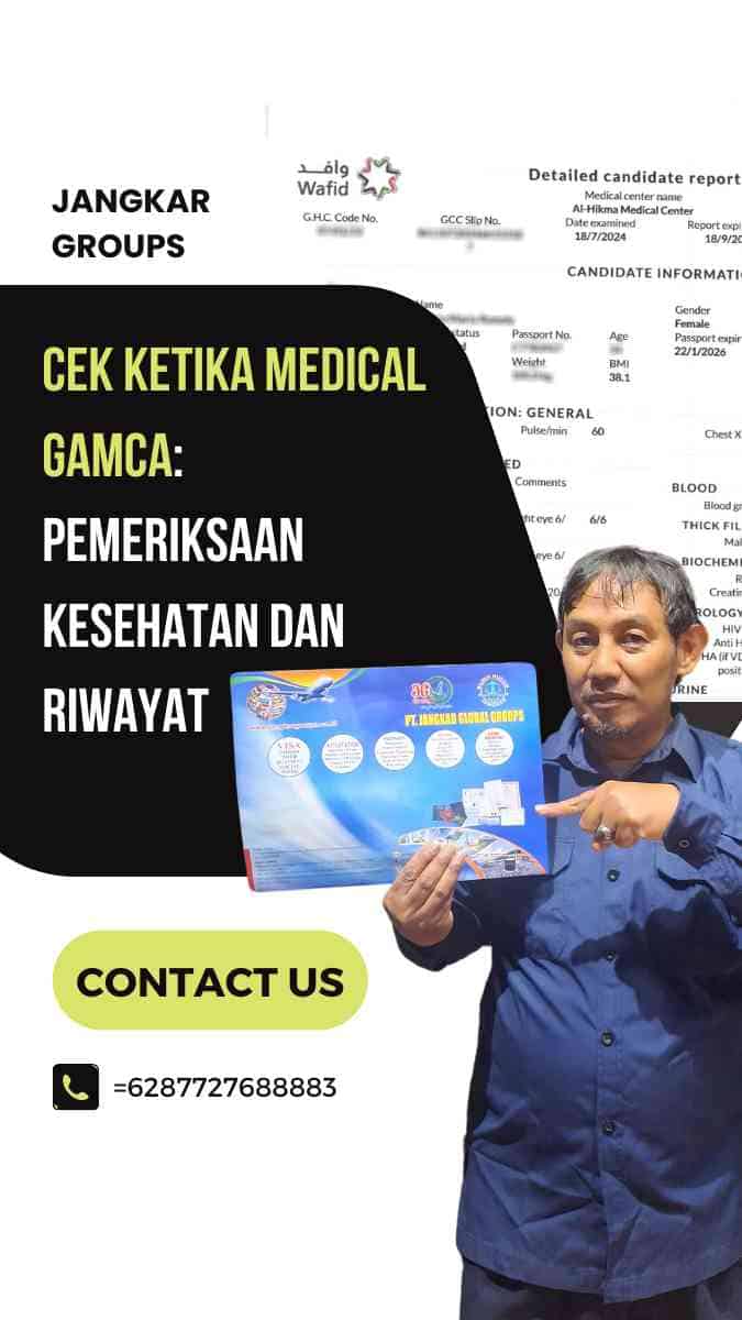 Cek Ketika Medical Gamca Pemeriksaan Kesehatan dan Riwayat