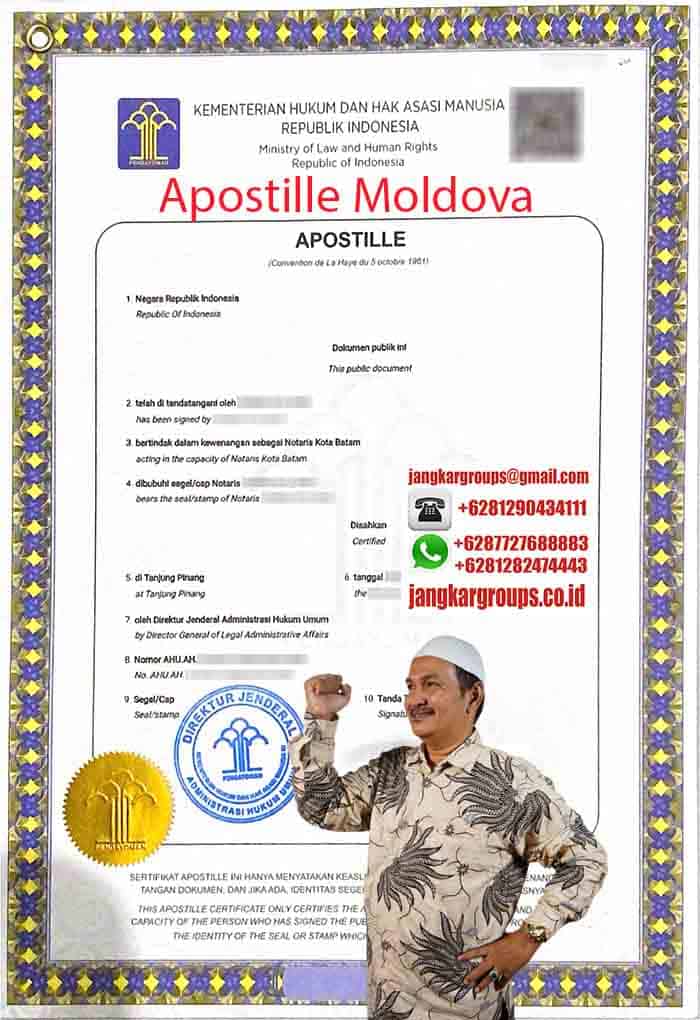 Contoh Apostille Moldova