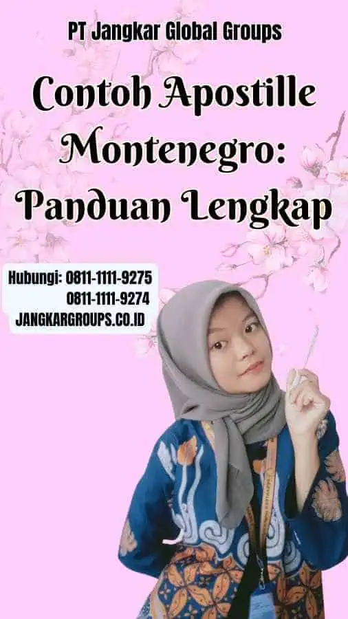 Contoh Apostille Montenegro Panduan Lengkap