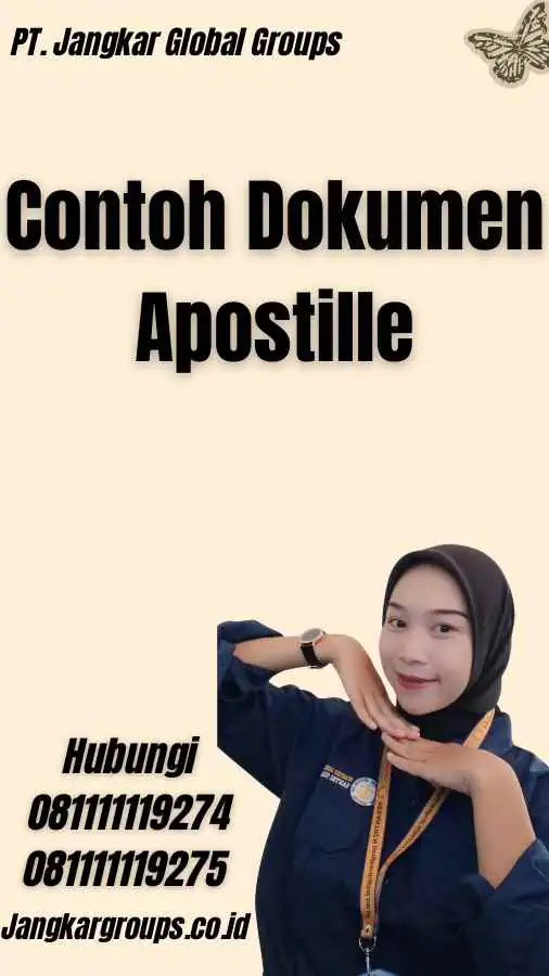 Contoh Dokumen Apostille