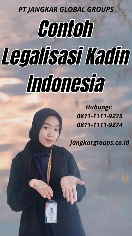 Contoh Legalisasi Kadin Indonesia