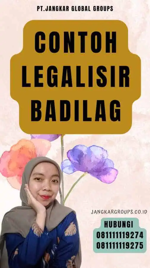 Contoh Legalisir Badilag