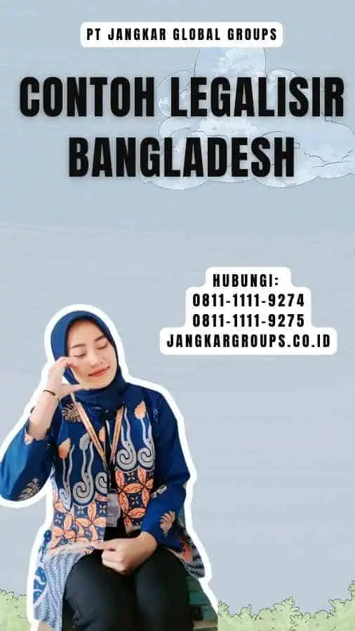 Contoh Legalisir Bangladesh