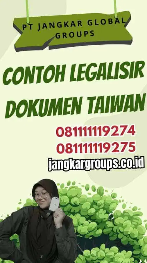 Contoh Legalisir Dokumen Taiwan