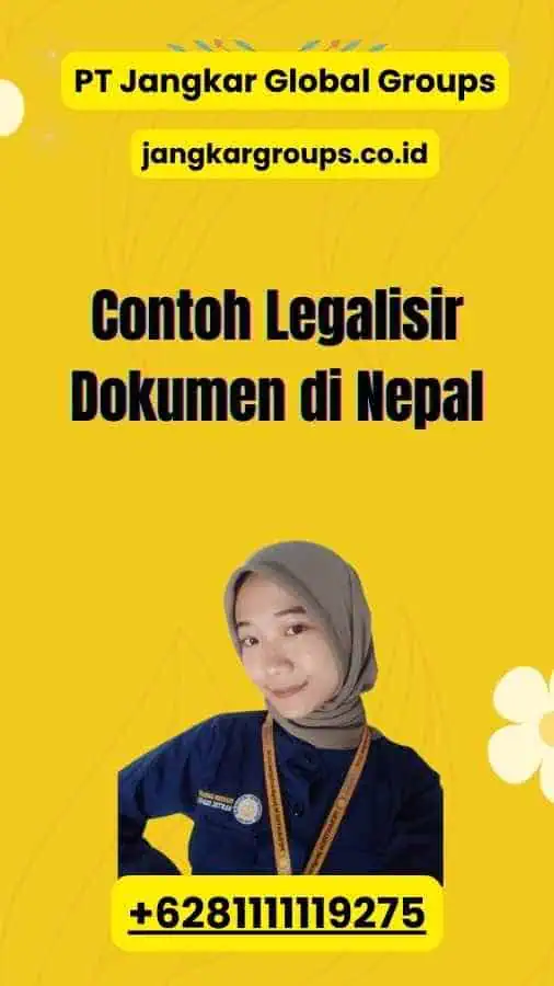 Contoh Legalisir Dokumen di Nepal