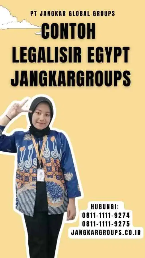 Contoh Legalisir Egypt Jangkargroups