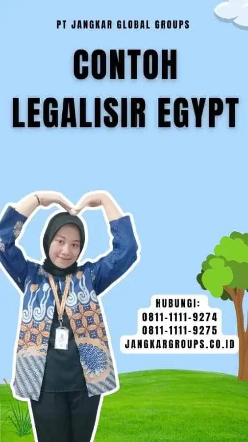 Contoh Legalisir Egypt