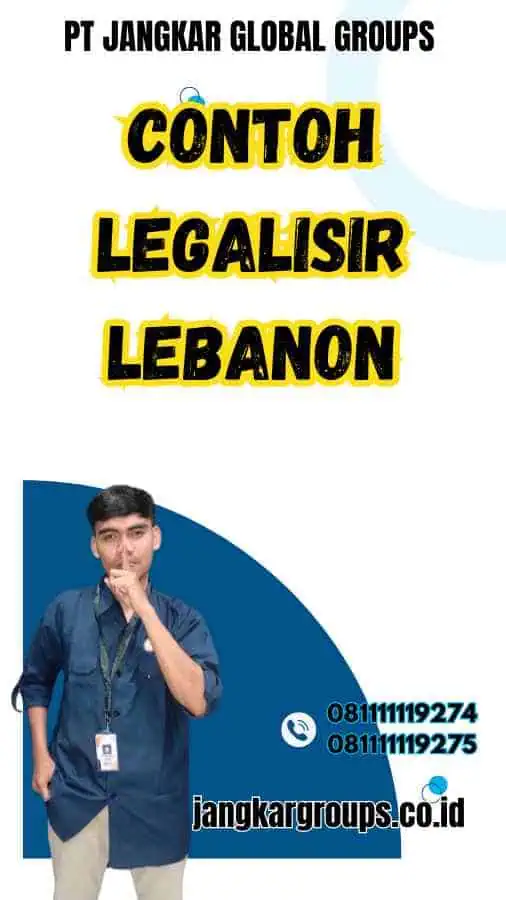 Contoh Legalisir Lebanon