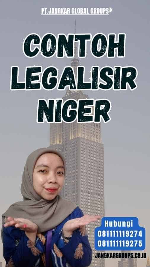 Contoh Legalisir Niger