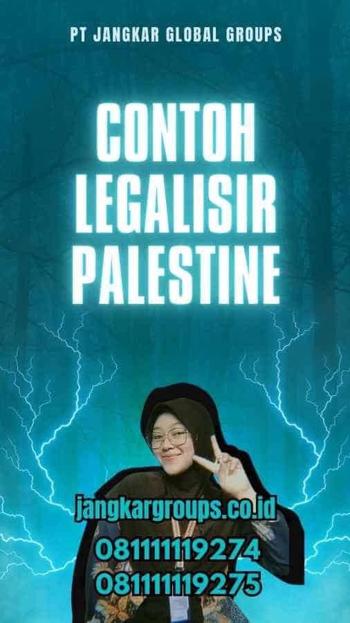 Contoh Legalisir Palestine