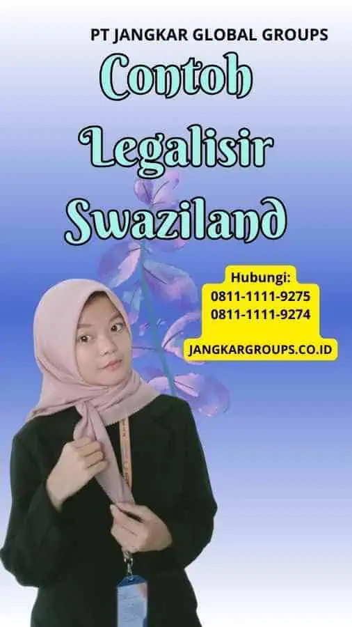 Contoh Legalisir Swaziland