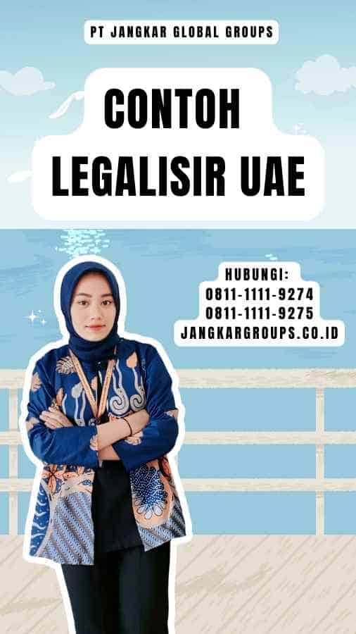 Contoh Legalisir UAE