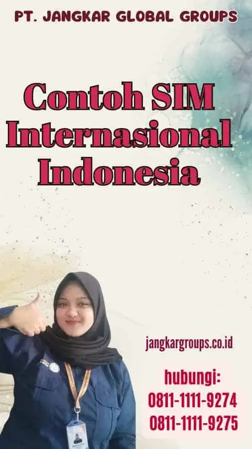 Contoh SIM Internasional Indonesia