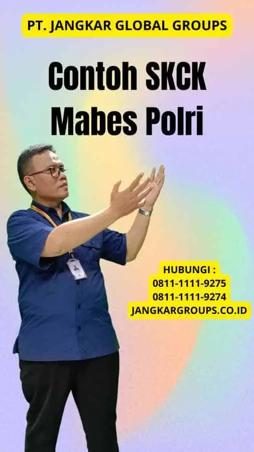 Contoh SKCK Mabes Polri