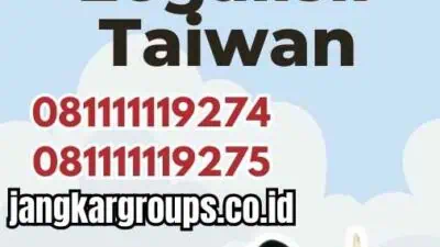 Contoh Stiker Legalisir Taiwan