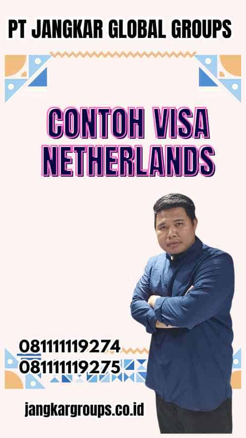Contoh Visa Netherlands
