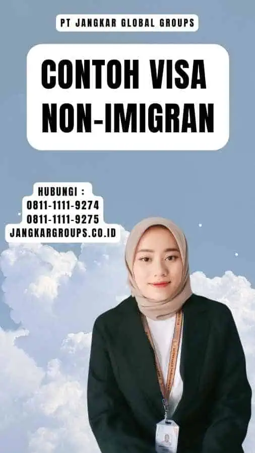 Contoh Visa Non-Imigran