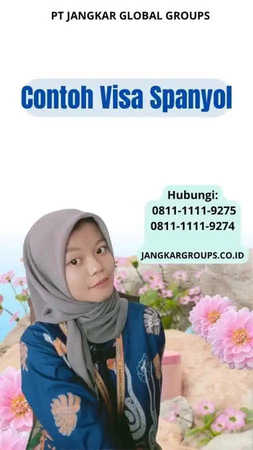 Contoh Visa Spanyol