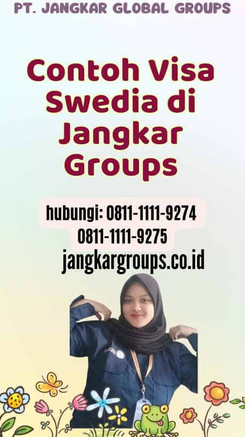 Contoh Visa Swedia di Jangkar  Groups