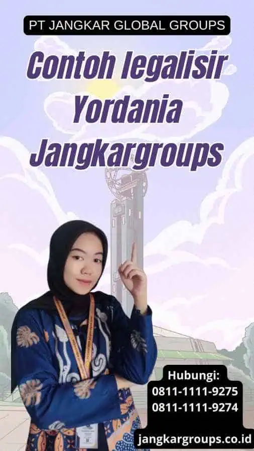 Contoh legalisir Yordania Jangkargroups